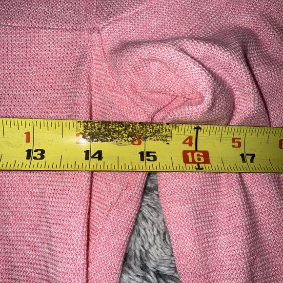 Talbots Pink TEXTURED COWLNECK PULLOVER - Petite Small - Picture 6 of 7